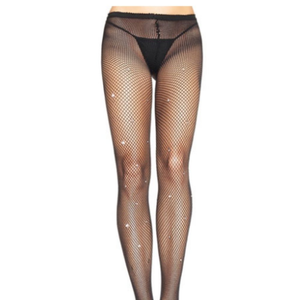 Rhinestone Fishnets